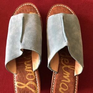 Sam Edelman Blue Suede sandals, 13M